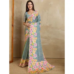 100 Dreams Floral Printed Saree-picture-35