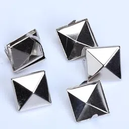100pcs 2 Prongs Pyramid Studs 12mm Silver | Leathercrafts | Leathercraft Accessories | Studs, Rivets & Tacks-picture-19