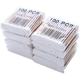 100pcs/Pack Bamboo Made Eco-Friendly Cotton Swabs Buds for Ear, Nose & Naval Area Cleaning (Pack of 8)-picture-30