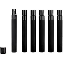 10Ml Pocket Pen Spray Bottle Refillable Bottle Sanitizer, Perfume, Attar, Lotion, Moisture, Costemic, Travel Use. (Pack Of 6, Black) - Plastic-picture-21