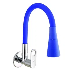 10X BS-54443 Brass Blue Sink Tap with Flexible Silicon Spout-picture-33