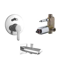 10X DV-9033 Brass Diverter with Wall Spout for Bathroom-picture-10