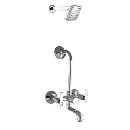 10X WM-71143 Brass Chrome Finish 2 in 1 Wall Mixer-picture-21