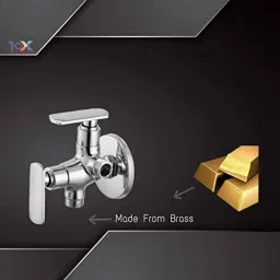 10X WM-9088 Brass Chrome Finish 2 in 1 Wall Mixer image 4