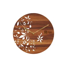 12 fox Brown Wooden Analogue Wall Clock-picture-34
