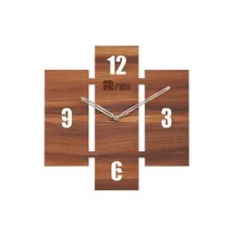 12 fox Brown Wooden Analogue Wall Clock-picture-25