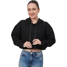 14 fox 14FOX Crop Hoodie Sweatshirt for Women | Stylish & Comfortable Cropped Top-picture-34
