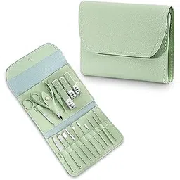 16-in-1 Manicure Pedicure Grooming Kit, Nail Cutter, Scissors, Cuticle Tools & File Set, Stainless Steel Nail Care Kit with Case for Men & Women (Pack of 1 | Multicolor)-picture-11