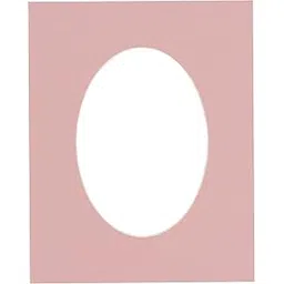 16x20 Mat Bevel Cut for 13x16 Photos - Precut Pink Oval Shaped Photo Mat Board Opening - Acid Free Matte to Protect Your Pictures - Bevel Cut for Family Photos, Pack of 1 Matboard Show Kit With Acid-picture-26