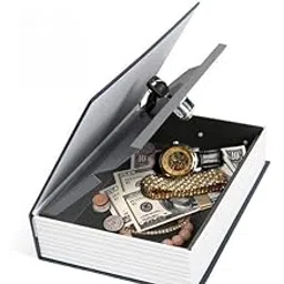 (18 x 12 x 5.5 cm) Multi Colour Book Locker Dictionary Stainless Steel Hidden Safe Jewellery Box/Cash Locker for Home and Office Diversion Safes SB-278-image-37