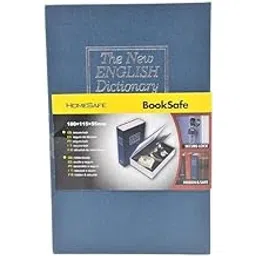 (18 x 12 x 5.5 cm) Multi Colour Book Locker Dictionary Stainless Steel Hidden Safe Jewellery Box/Cash Locker for Home and Office Diversion Safes SB-546-image-36