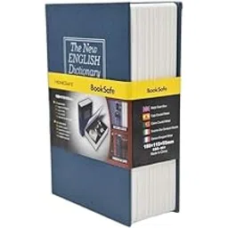 (18 x 12 x 5.5 cm) Multi Colour Book Locker Dictionary Stainless Steel Hidden Safe Jewellery Box/Cash Locker for Home and Office| Diversion Safes SB-4556-image-34