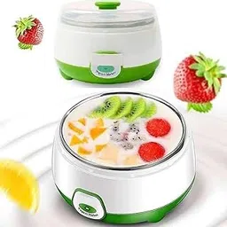 1L Automatic Yogurt Maker Machine in Home Kitchen, Stainless Steel Yogurt Maker with Temperature Control, Homemade Fresh Yogurt - Dahi Maker with Auto Switch-Off (Multi)-picture-24