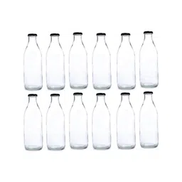 1ST TIME 12 Transparent Glass Solid Water Bottle-picture-13