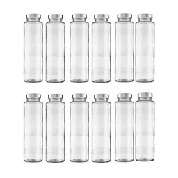 1ST TIME 12 Transparent Glass Solid Water Bottle-picture-39