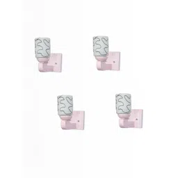 1ST TIME Black & White Pack of 4 Glass Traditional Cylinder Shaped Wall Lamp-picture-13