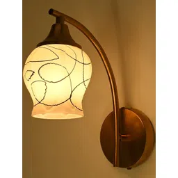 1ST TIME Black & White Printed Glass Traditional Cylinder Wall Lamps Wall Lamps-image-20