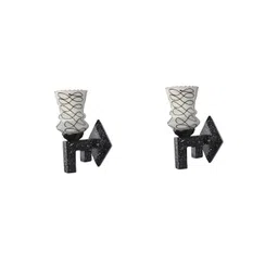 1ST TIME Black & White Solid Glass Traditional Cylinder Wall Lamps Wall Lamps-image-42