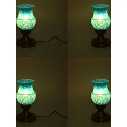 1ST TIME Blue Glass Cylinder Table Lamps-picture-40