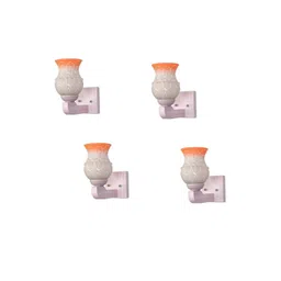 1ST TIME Orange & White Solid Glass Traditional Cylinder Wall Lamps Wall Lamps-picture-22