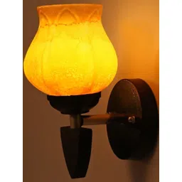 1ST TIME Orange Glass Traditional Cylinder Shaped Wall Lamp-picture-47