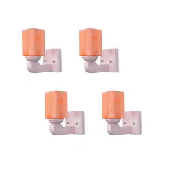 1ST TIME Orange Set Of 4 Solid Glass Traditional Cylinder Wall Lamps-picture-43