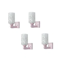 1ST TIME Pack of 4 White Glass Cylinder Shaped Wall Lamp-picture-18