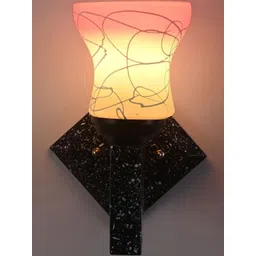 1ST TIME Pink & White Glass Traditional Cylinder Shaped Wall Lamp-picture-14