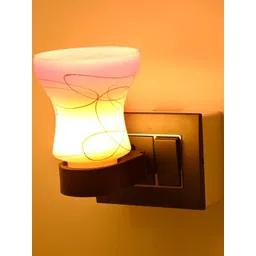 1ST TIME Pink & White Glass Traditional Cylinder Shaped Wall Lamp-picture-27