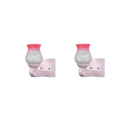 1ST TIME Pink & White Solid Glass Traditional Cylinder Wall Lamps Wall Lamps-picture-28