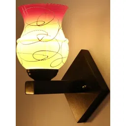 1ST TIME Pink & White Solid Glass Traditional Cylinder Wall Lamps Wall Lamps-picture-20