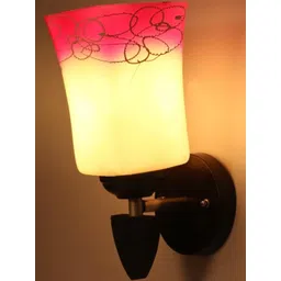 1ST TIME Pink & White Solid Glass Traditional Cylinder Wall Lamps Wall Lamps-picture-43