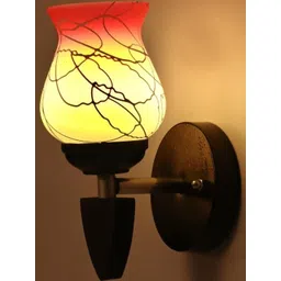 1ST TIME Pink & White Solid Glass Traditional Cylinder Wall Lamps Wall Lamps image 5