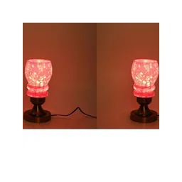 1ST TIME Pink Glass Cylinder Table Lamps-picture-13