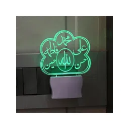 1ST TIME Red & Green Printed Acrylic Abstract Shaped Shaped Wall Lamp-picture-34