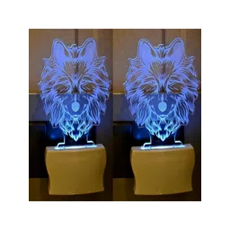 1ST TIME Red & White Acrylic Quirky Abstract Shaped Shaped Wall Lamp-picture-15