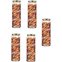 1ST TIME Set Of 5 Transparent Glass Freezer Safe Water Bottle-picture-25