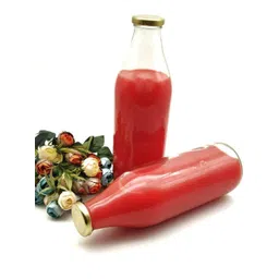 1ST TIME Set Of 5 Transparent Glass Freezer Safe Water Bottle-picture-19