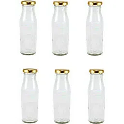 1ST TIME Set Of 6 Transparent Glass Freezer Safe Water Bottle-picture-41
