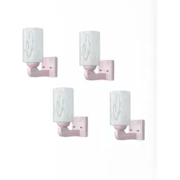 1ST TIME White 4 Pieces Printed Glass Cylinder Shaped Wall Lamp-picture-35