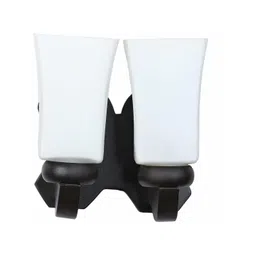 1ST TIME White & Black Wood Contemporary Frustum Shaped Wall Lamp-picture-38