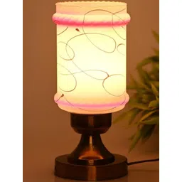 1ST TIME White Glass Cylinder Table Lamps-picture-30