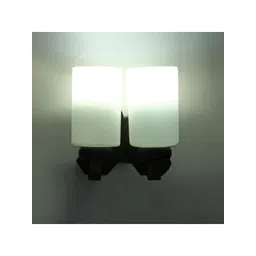 1ST TIME White Printed Wood Traditional Rectangle Shaped Wall Lamp-picture-49