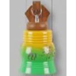 1ST TIME Yellow & Green Textured Wood Abstract Shaped Shaped Wall Lamp-picture-57