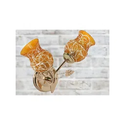 1ST TIME Yellow & Orange Textured Metal Contemporary Wall Lamp-picture-18