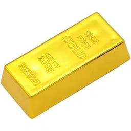 1x Fake Gold Bullion Bar Paperweight Door Stop for Childen Kids Toy Gift-picture-19
