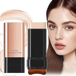 2 in 1 Luxury Anti-Wrinkle Foundation Stick, Long-Lasting Double Head Foundation Make Up Stick with Brush, (Natural, 1 PCS)-picture-51