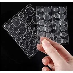 2 Sheet (48pcs) Double-sided Nail Tab Sticker, False Nail Glue Jelly Gel Tape Adhesive Tabs Nail Glue Transparent Flexible Adhesive Fake Nails Tabs sticker-picture-55