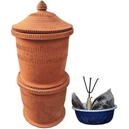 2 Tier Terracotta Home Composter – Earthen Compost Bin + Starter Kit (DIY) – Convert Organic & Kitchen Waste into Natural Fertilizer at Home-picture-24