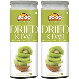 20-20 Dry Fruits Dried Kiwi Jar 400g (200g*2)| Dehydrated Fruit | Naturally Sweet, Rich in Vitamin C & Antioxidants | Supports Digestive Health & Immune Function | Perfect Gluten free Snack (Pack of 2)-picture-26